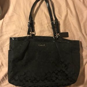 Black Coach tote